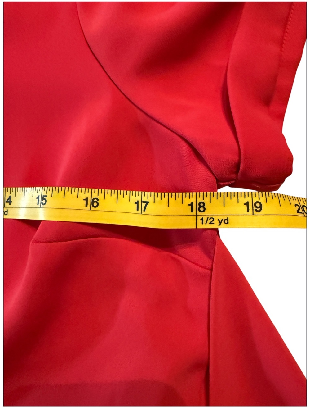 J. Jill Wearever Collection Red Shirt Dress Tie Waist ShortSleeve Midi XS Petite - Picture 10 of 16